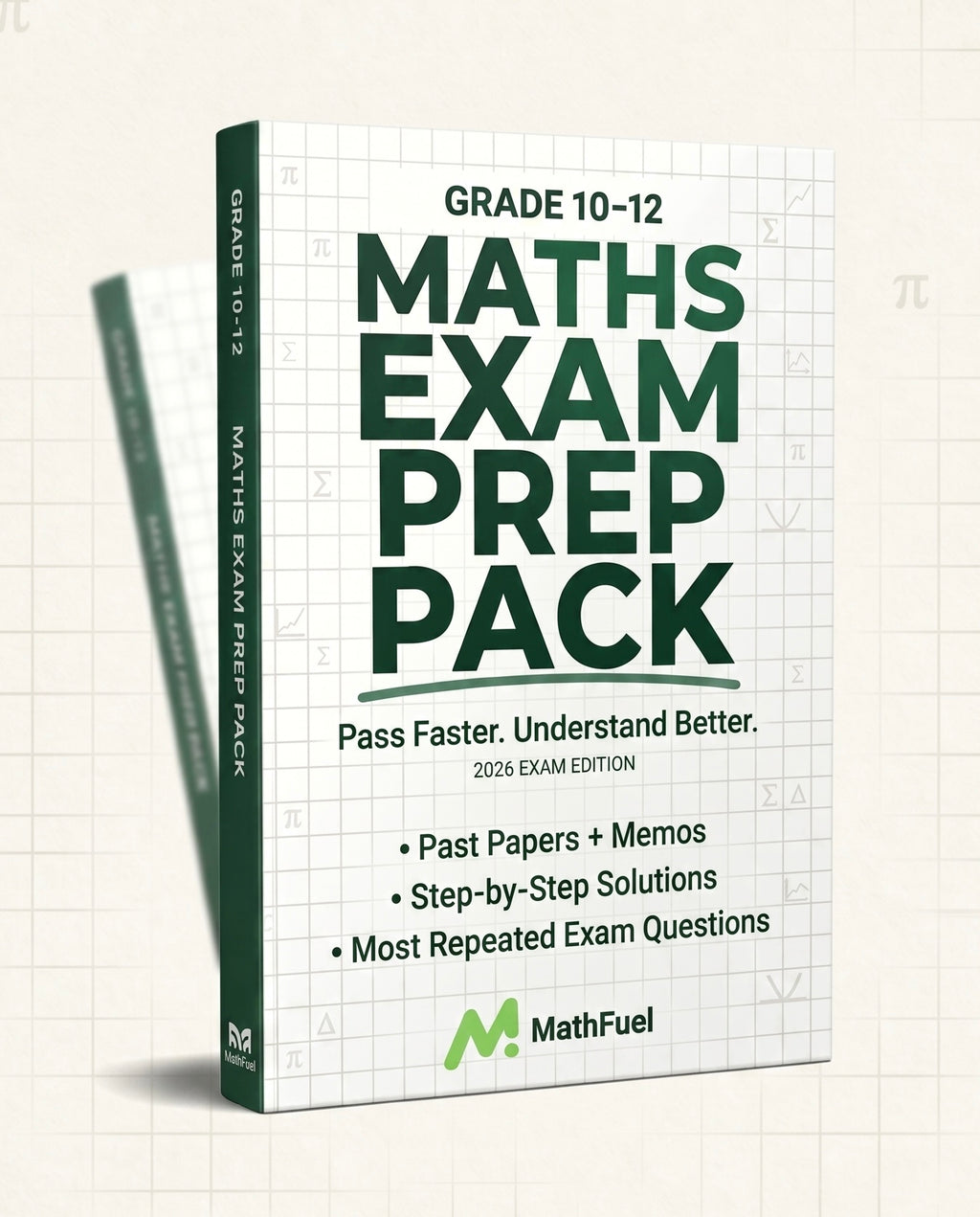 Gr 10–12 Maths Exam Prep Pack (Past Papers + more)