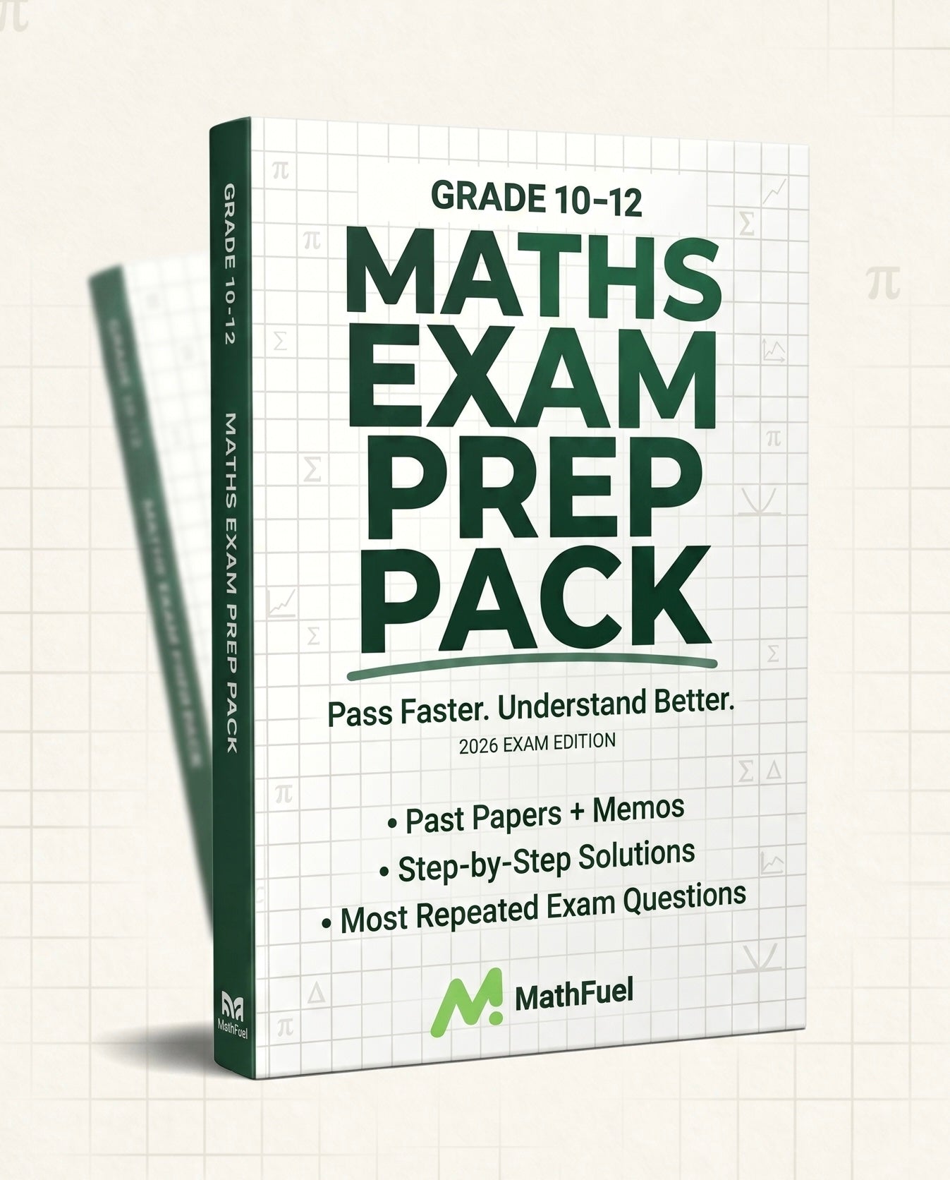 Gr 10–12 Maths Exam Prep Pack (Past Papers + more)